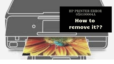 HP Printer error 0x6100004a