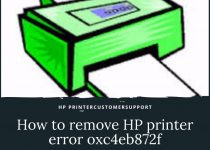 HP Printer error oxc4eb872f