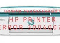 HP Printer error 30040079