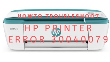 HP Printer error 30040079