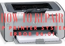 hp printer system error 86:01