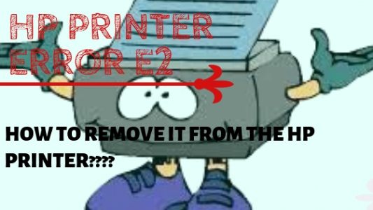 HP Printer error code e2