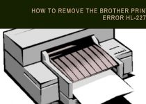 Brother printer error HL-2270DW