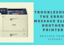 Error message E50 in Brother Printer