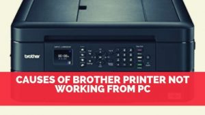 Brother Printer not working from PC 