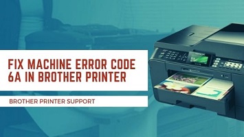 Machine Error Code 6A in Brother Printer