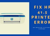 HP 41.5 Printer Error