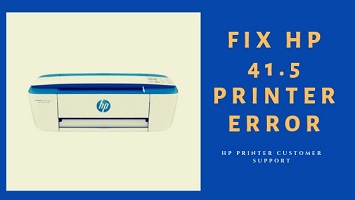 HP 41.5 Printer Error