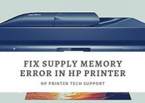 Supply Memory Error in HP Printer
