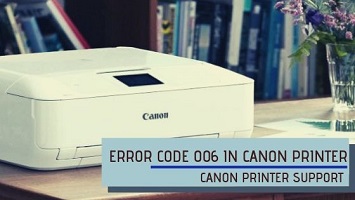 error code 006 in Canon Printer