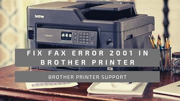 fax error 2001 in Brother Printer