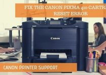 Canon PIXMA 410 Cartridge Reset Error