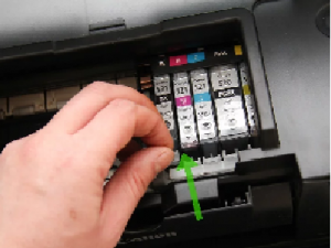 changing ink cartridge