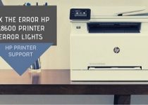 HP K8600 Printer Error Lights