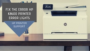 HP K8600 Printer Error Lights